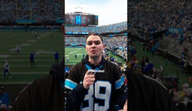 I went to the first Carolina Panthers home playoff game in 10 YEARS 😳