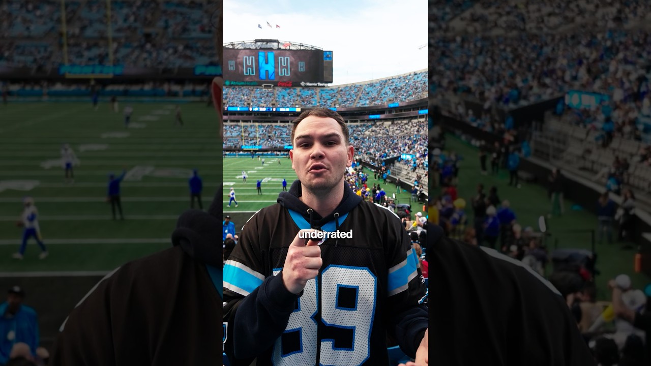 I went to the first Carolina Panthers home playoff game in 10 YEARS 😳