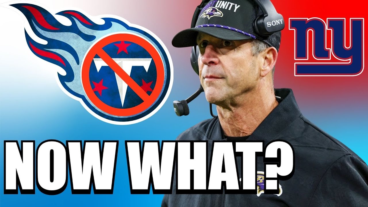 John Harbaugh Says NO to TENNESSEE TITANS PICKS  New York Giants|  NFL Football