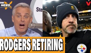 Aaron Rodgers RETIRING? Mike Tomlin’s NEXT MOVE, Pittsburgh Steelers | Colin Cowherd: THE HERD NFL