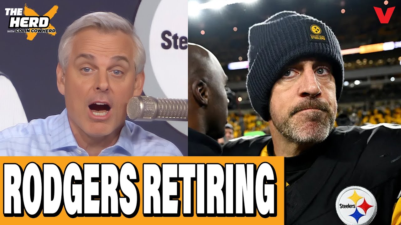 Aaron Rodgers RETIRING? Mike Tomlin’s NEXT MOVE, Pittsburgh Steelers | Colin Cowherd: THE HERD NFL