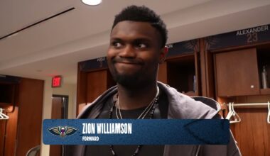 Zion Williamson | Pelicans-Nets Postgame Interview 1/14/2026