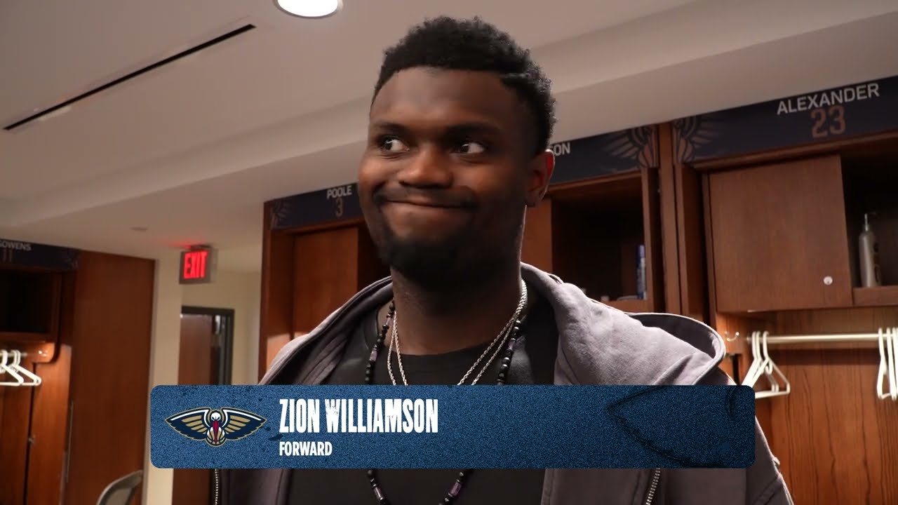 Zion Williamson | Pelicans-Nets Postgame Interview 1/14/2026