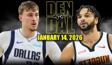 Denver Nuggets vs Dallas Mavericks Full Game Highlights - January 14, 2026 | NBA Season