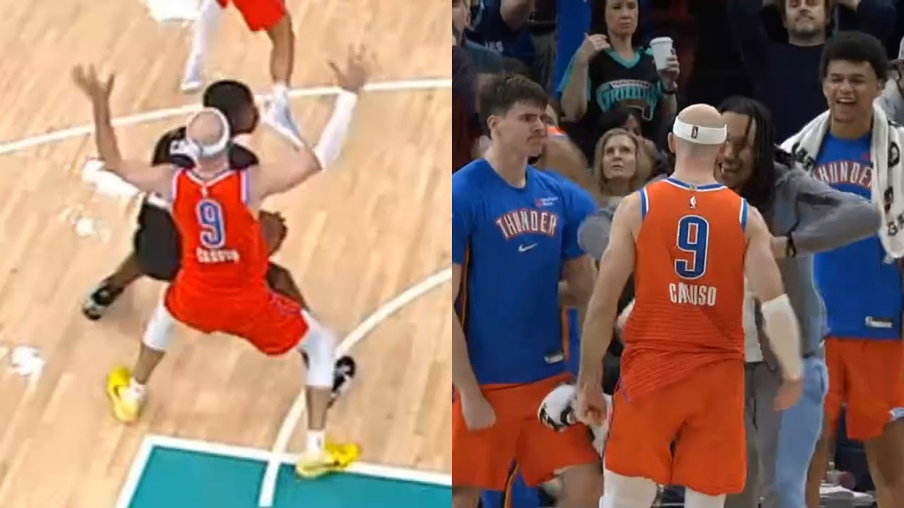 Alex Caruso clamps Cedric Coward to complete 21pt comeback without SGA and Chet 😳