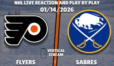 Flyers vs Sabres | Philadelphia Flyers vs Buffalo Sabres | Live Reaction & Play-by-Play 📱
