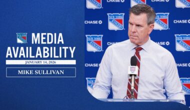 NYR vs OTT: Mike Sullivan Postgame Media Availability | Jan. 14, 2026