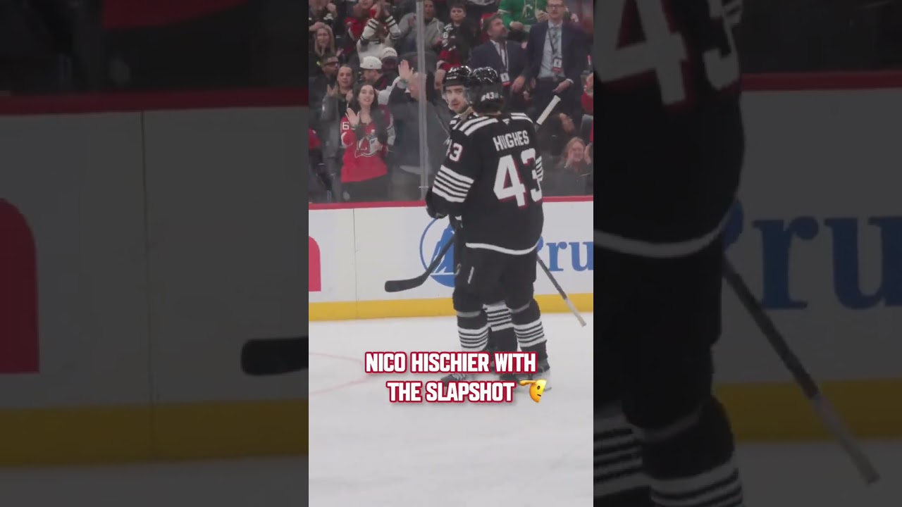 Cap just doing Cap things. #njdevils #devilsvskraken #nicohischier #cap #NHL