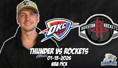 Oklahoma City Thunder vs Houston Rockets 1/15/26 NBA Free Picks & Prediction | NBA Betting Tips