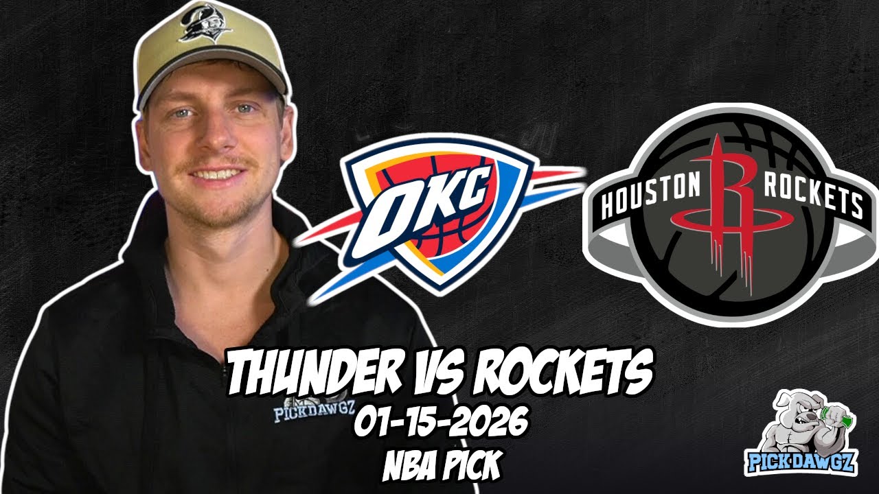 Oklahoma City Thunder vs Houston Rockets 1/15/26 NBA Free Picks & Prediction | NBA Betting Tips