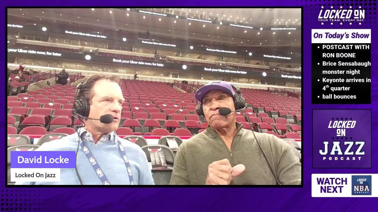 POSTCAST -  Brice Sensabaugh MONSTER night carries Utah Jazz in BATTLE with Chicago Bulls