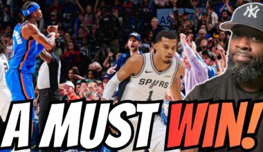 NETS FAN REACTS TO! Spurs vs Thunder Game Highlights 1/13
