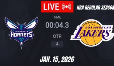 NBA LIVE! Los Angeles Lakers vs Charlotte Hornets | January 15, 2026 Lakers vs Hornets Live 2K26