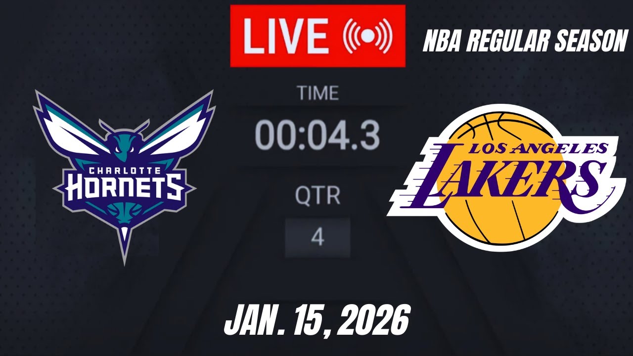 NBA LIVE! Los Angeles Lakers vs Charlotte Hornets | January 15, 2026 Lakers vs Hornets Live 2K26