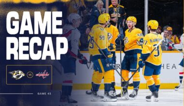 PREDS WIN: Game Highlights vs Washington Capitals: Jan. 11