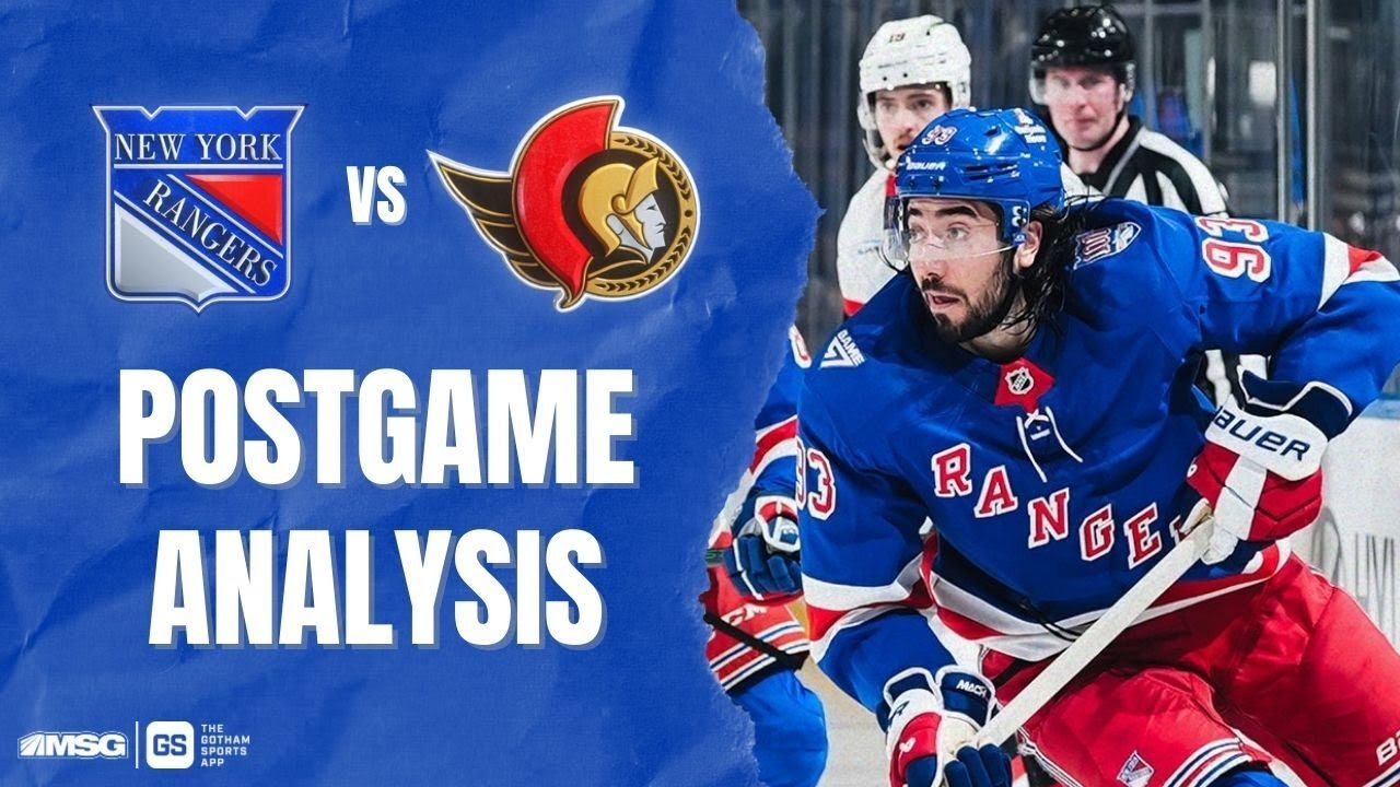 Sens Defeat Rangers 8-4 At The Garden | New York Rangers
