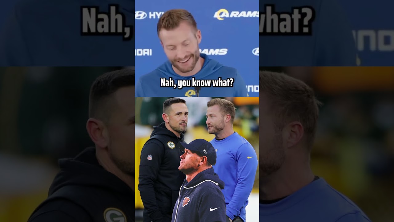 👀 LA Rams Sean McVay Getting Help from Packers Matt LaFleur to Beat Hated Ben Johnson & Bears?