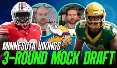 Minnesota Vikings 3 Round Mock Draft | PFF