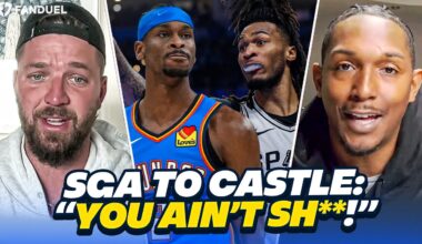 SGA to Stephon Castle: "You Ain't Sh**!" + Thunder-Spurs BEST Rivalry in NBA??