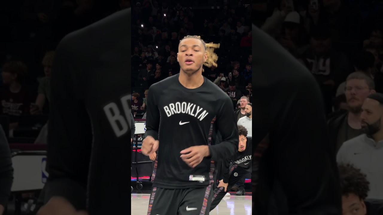 spend a gameday with Noah Clowney #nba #brooklynnets #behindthescenes