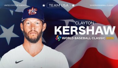 ANNOUNCEMENT: Clayton Kershaw will pitch for Team USA in the 2026 World Baseball Classic 🇺🇸