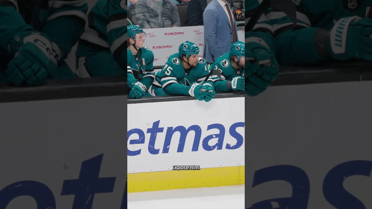 "Do something sick"- Ryan Reaves 🎙️ #hockey #nhl #sharks