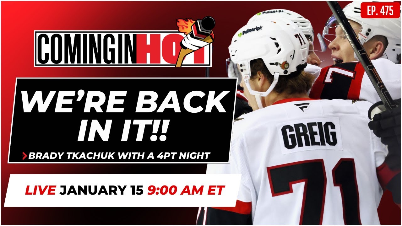 WE’RE BACK IN IT!! - Coming in Hot LIVE - January 15th