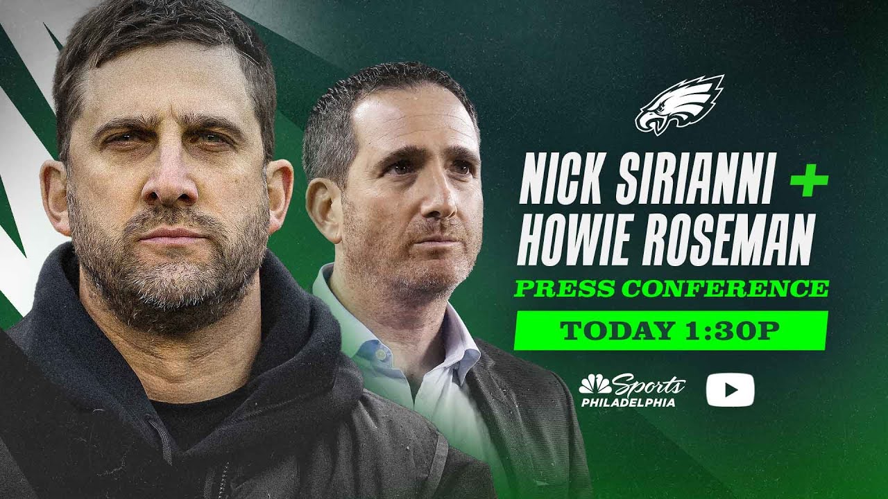 Nick Sirianni & Howie Roseman Eagles end of season press conference | Today at 1:30p