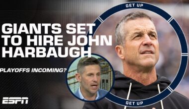 'The Giants will CONTEND for the playoffs next year!' 🗣️ - Dan O on John Harbaugh to NY | Get Up
