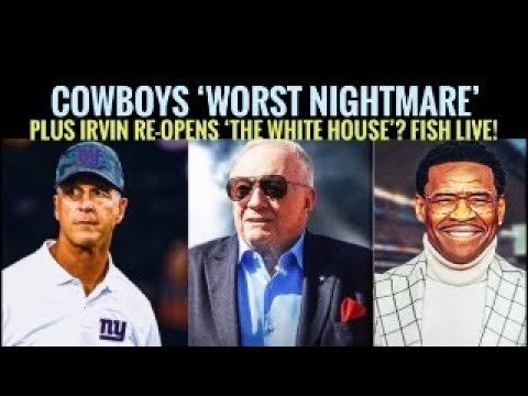 #Cowboys Fish Live: Irvin Re-Opens 'The White House.' #Giants Harbaugh Dallas' 'Worst Nightmare'