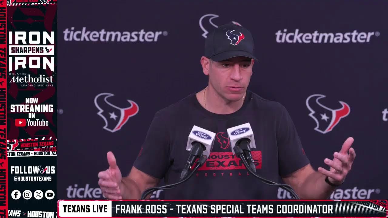 LIVE: The Houston Texans address the media