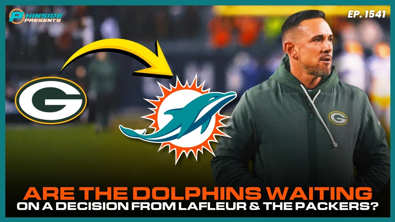 Miami Dolphins Waiting On LaFleur & Packers? | Giants Hire Harbaugh!