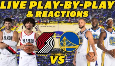 Portland Trail Blazers vs Golden State Warriors | Live Play-By-Play & Reactions