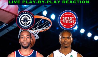 Los Angeles Clippers vs Detroit Pistons NBA Play-By-Play Reaction 1/10/26 LIVE