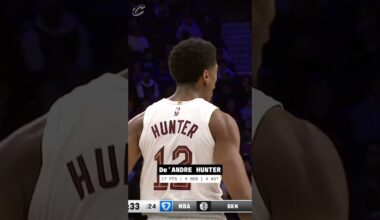 Hometown kid did his thing last night. #clevelandcavaliers #nba #cavs #deandrehunter