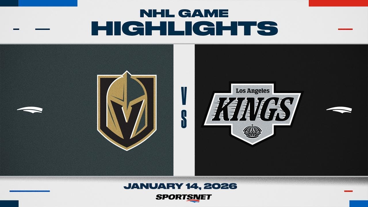 NHL Highlights | Golden Knights vs. Kings - January 14, 2026