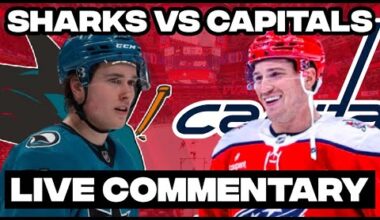 Washington Capitals Vs San Jose Sharks LIVE COMMENTARY! | 2025-26 NHL Season