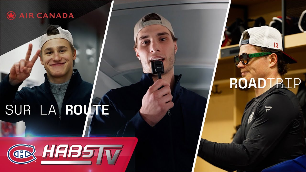 Behind the scenes on the road in Calgary, Edmonton, Vancouver and Seattle | Canadiens Embedded