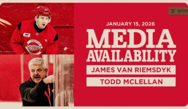 James van Riemsdyk & Todd McLellan Practice Media | Jan. 15, 2026