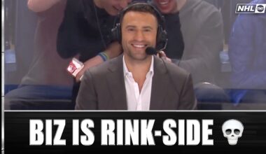 We've Got Biz Rink-Side in Buffalo Tonight 😂🤝