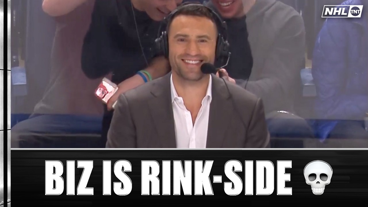 We've Got Biz Rink-Side in Buffalo Tonight 😂🤝