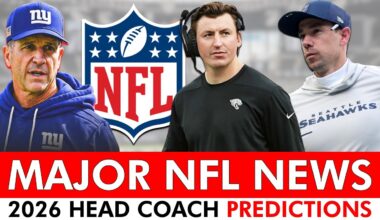 MAJOR NFL News Impacts The Raiders + Head Coach Predictions After Giants Hire John Harbaugh