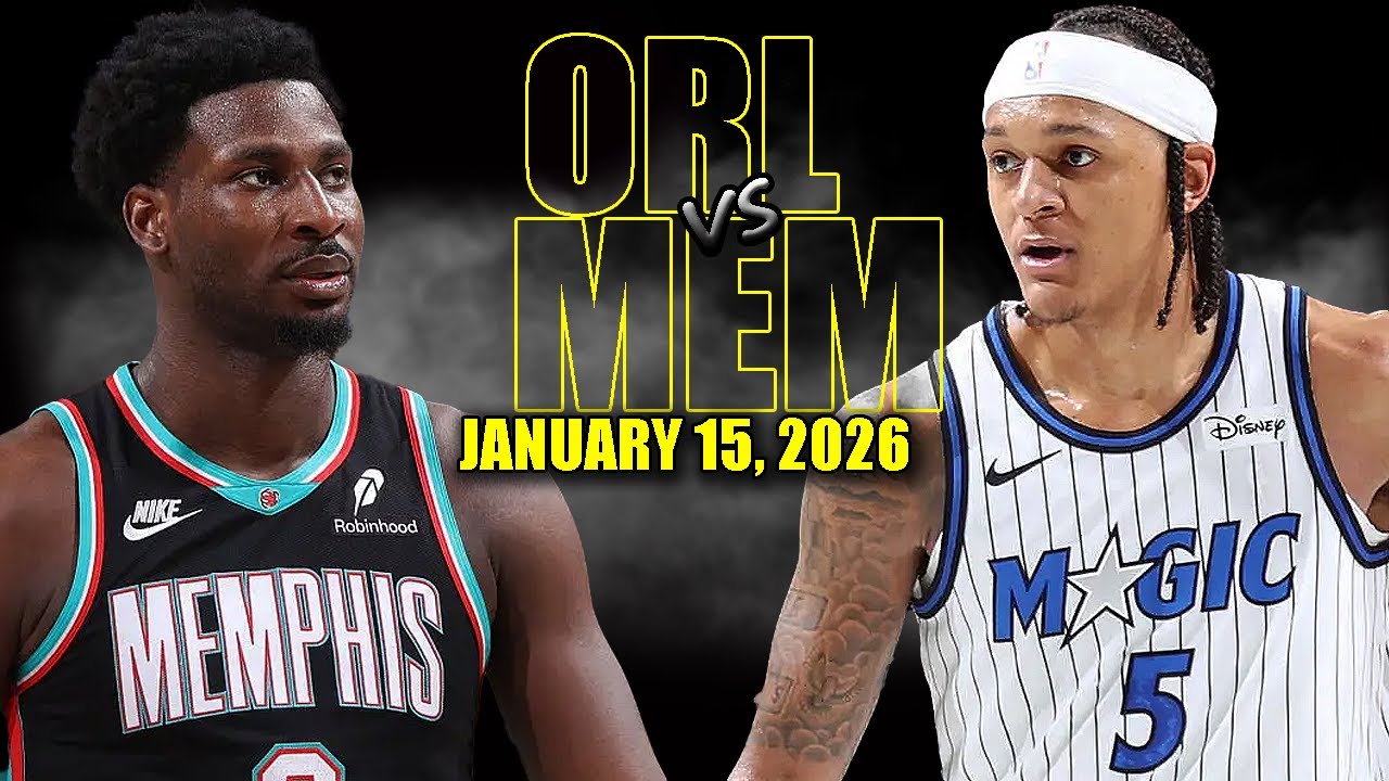 Orlando Magic vs Memphis Grizzlies Full Game Highlights - January 15, 2026 | NBA Season