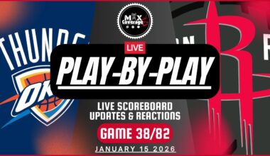 🔴LIVE - Oklahoma City Thunder vs Houston Rockets - Play-By-Play & Reactions (1/15/26)