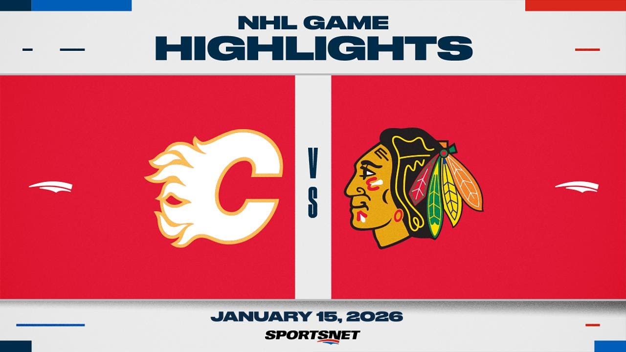 NHL Highlights | Flames vs. Blackhawks - January 15, 2026