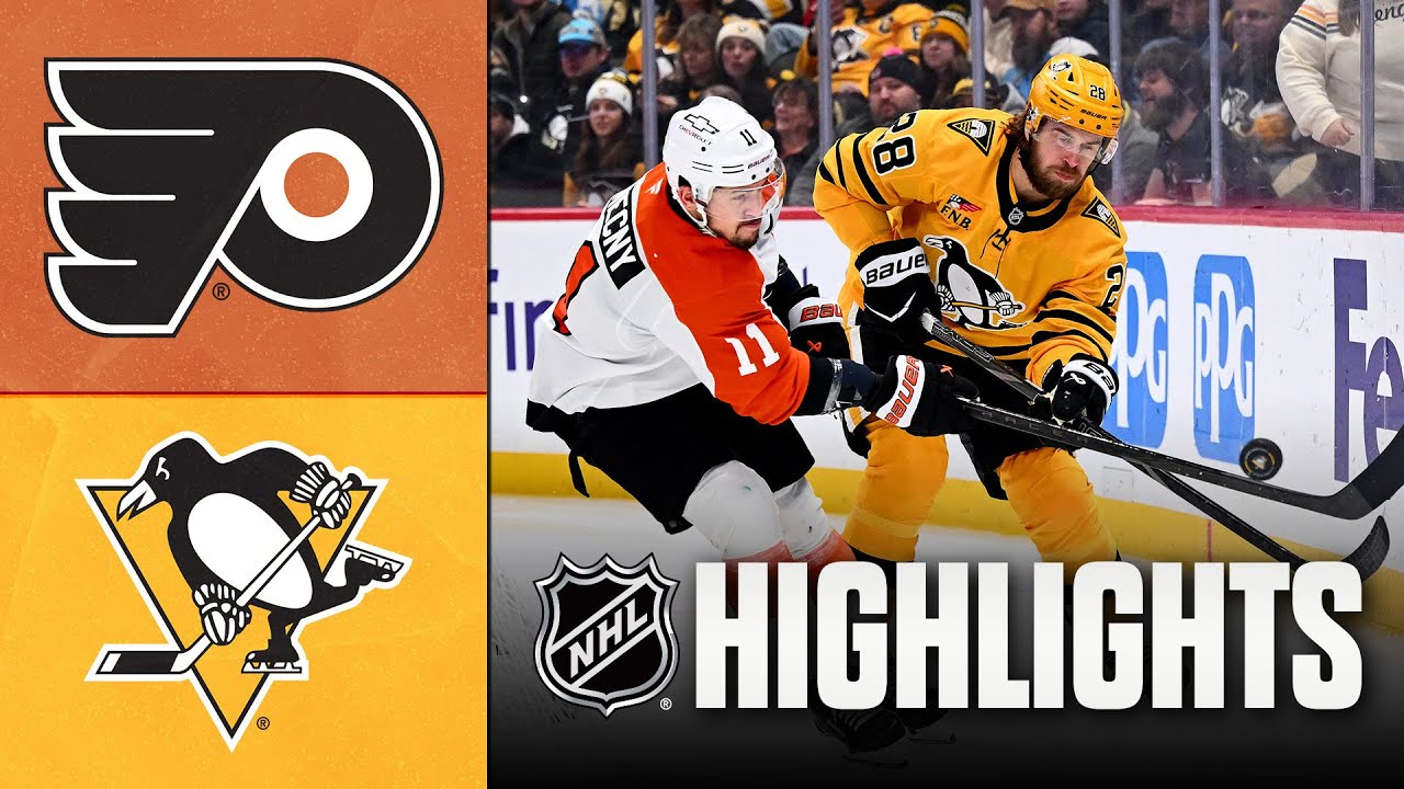 Flyers vs. Penguins | NHL Highlights | January 15, 2026
