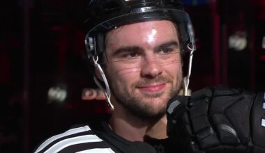 Post-Game Interview with Nico Hischier on MSG