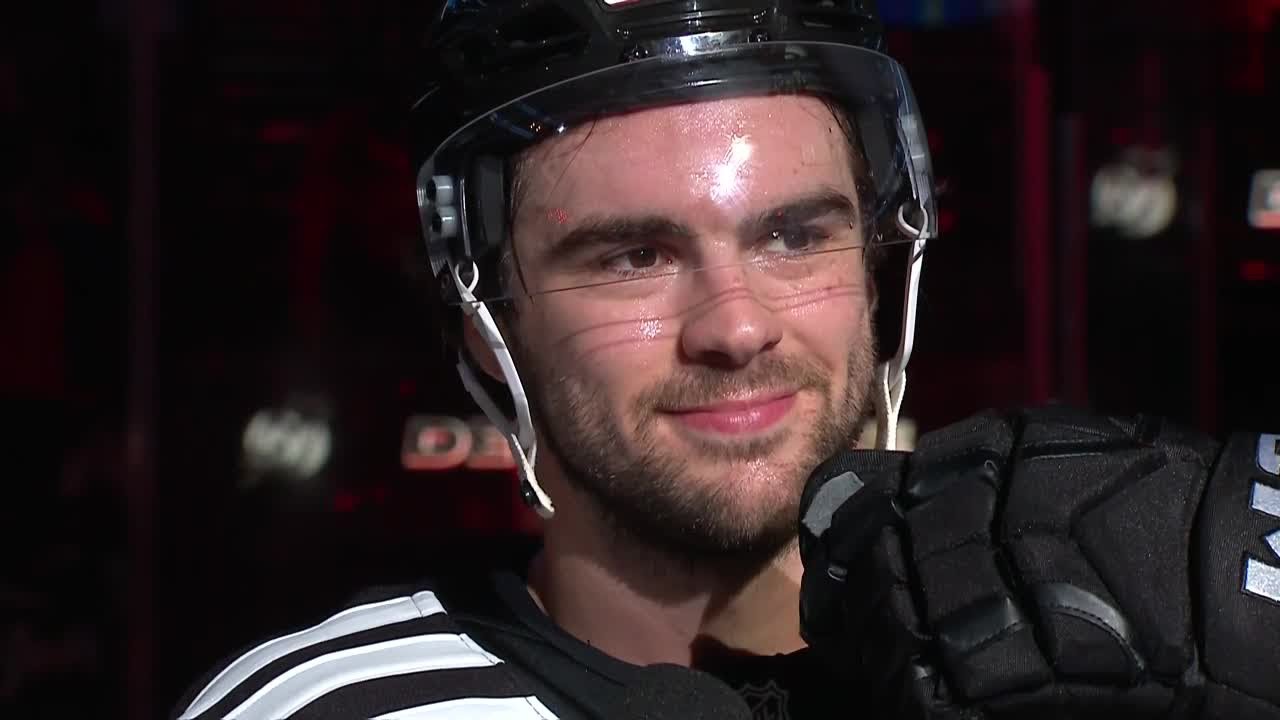 Post-Game Interview with Nico Hischier on MSG