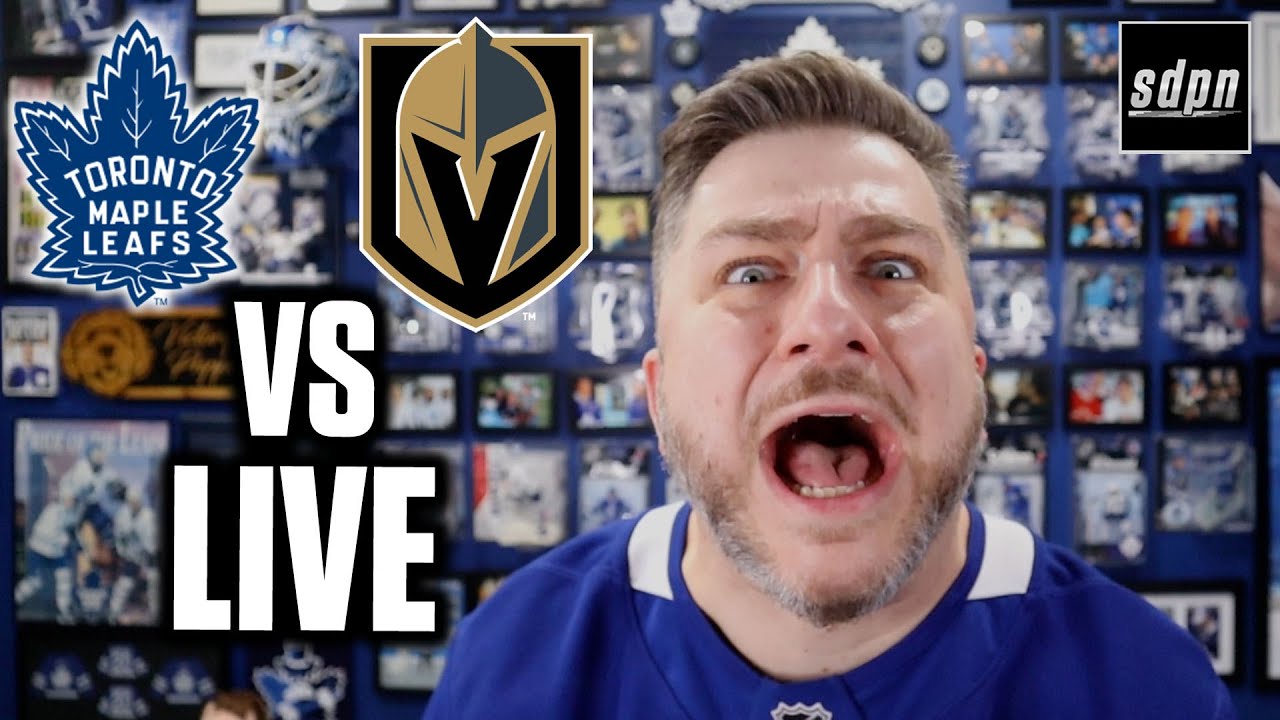 Toronto Maple Leafs vs Vegas Golden Knights LIVE w/ Steve Dangle