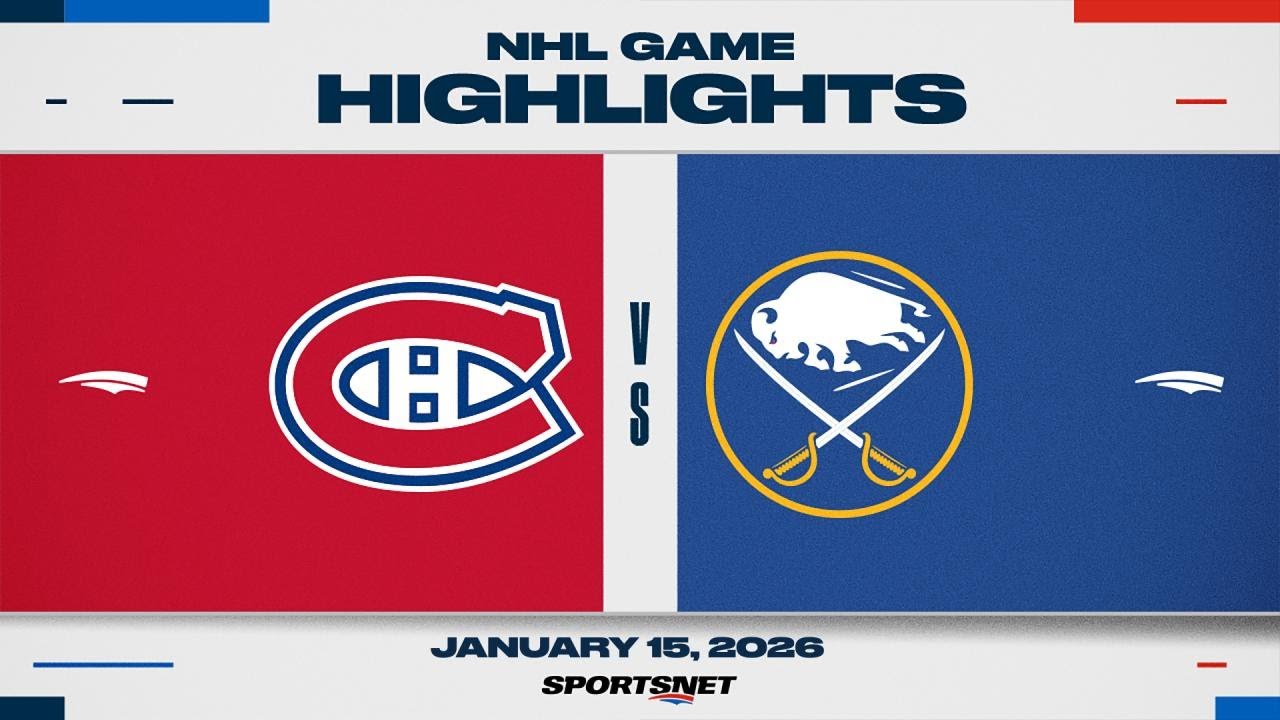 NHL Highlights | Canadiens vs. Sabres - January 15, 2026